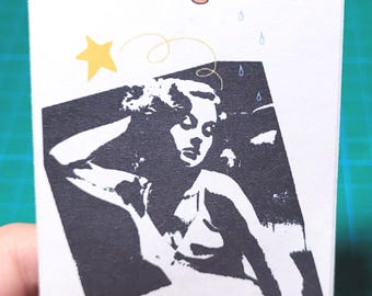 little zine of feelings - collage art zine  + bonus sticker!