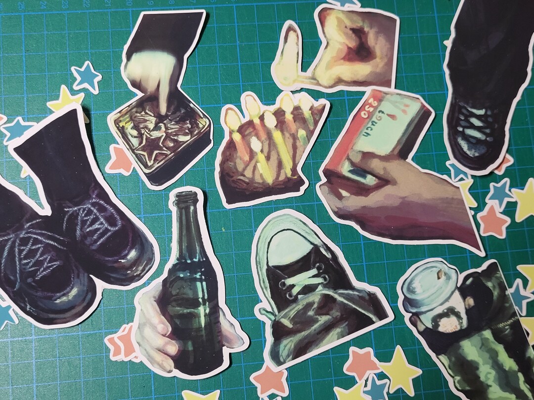 Art Stickers Matte Vinyl Die Cut Sticker Pack Featuring Original Art Etsy