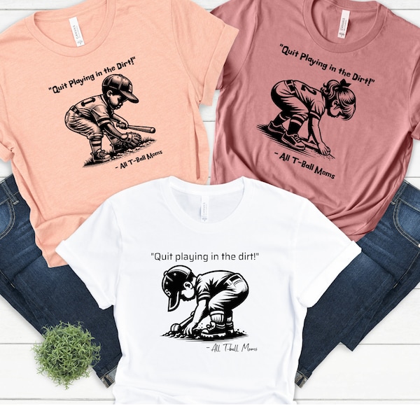 T-ball Mom | Baseball Mom | digital download | T-Shirt | PNG File Bundle |