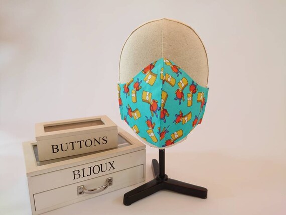 maschera di bart simpson