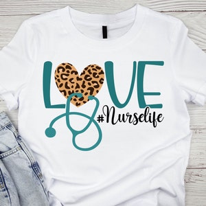 Love Nurse Life svg, Svg  files for cricut / Instant Download Fot Cricut Design Space