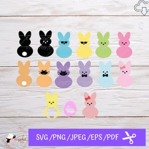 Bunny  rabbit svg, Bundle Bunnies SVG, SVG files for cricut / Instant Download Fot Cricut Design Space