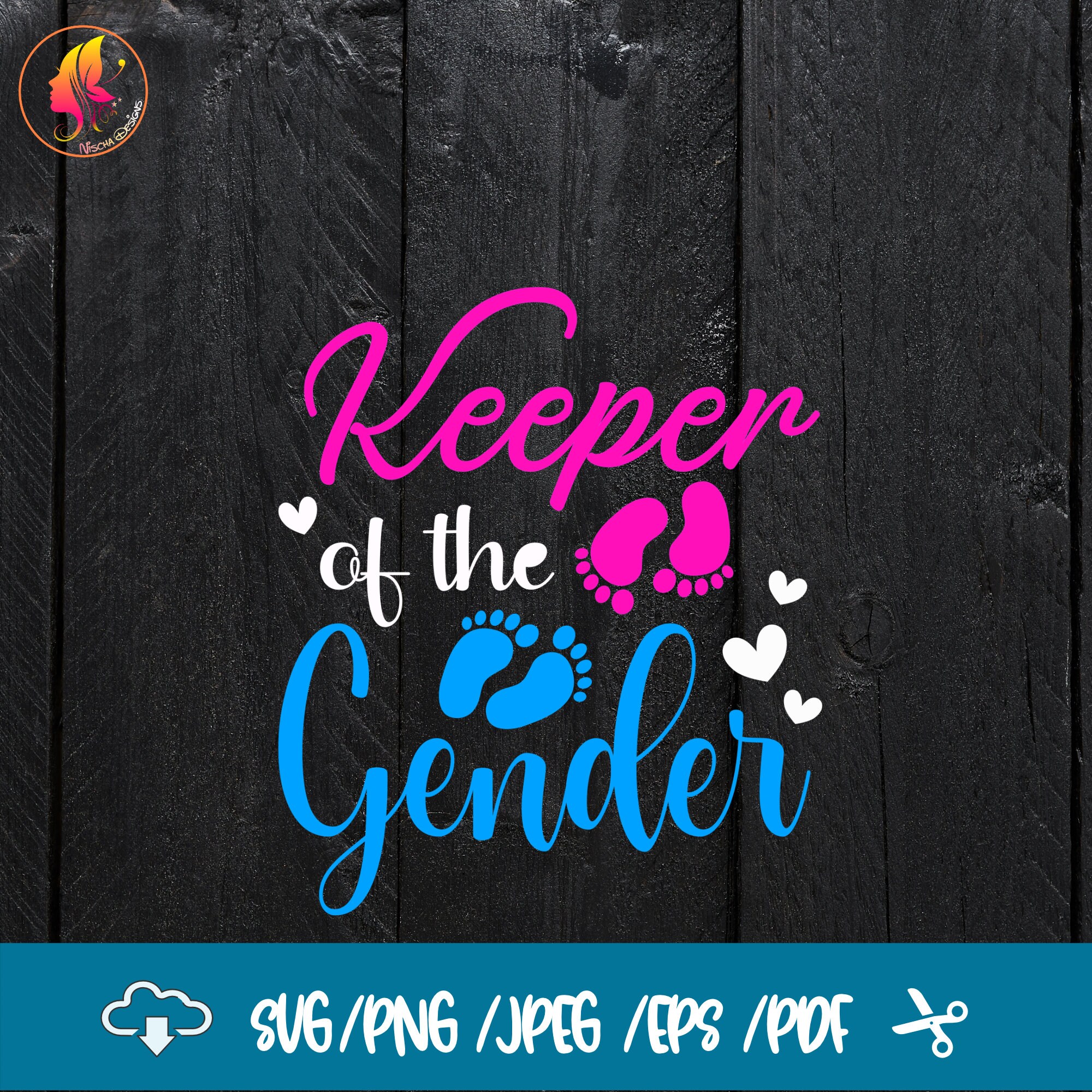 Keeper of the Gender SVG SVG Files for Cricut / Instant - Etsy