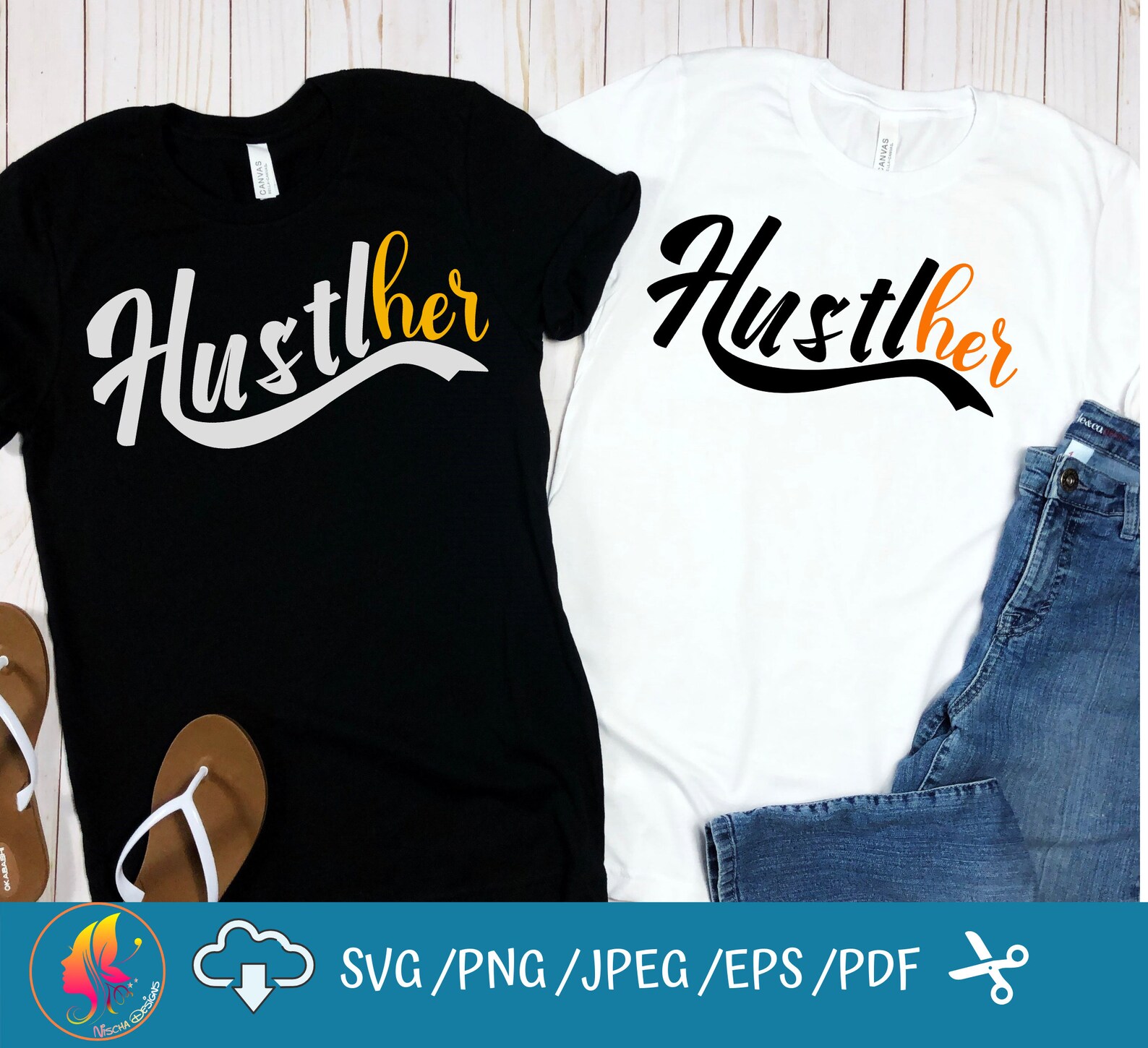 Download Hustl Her svg SVG files for cricut / Instant Download Fot | Etsy