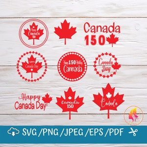 Happy Canada Day SVG Bundle: Cricut-Ready Designs (Digital Download