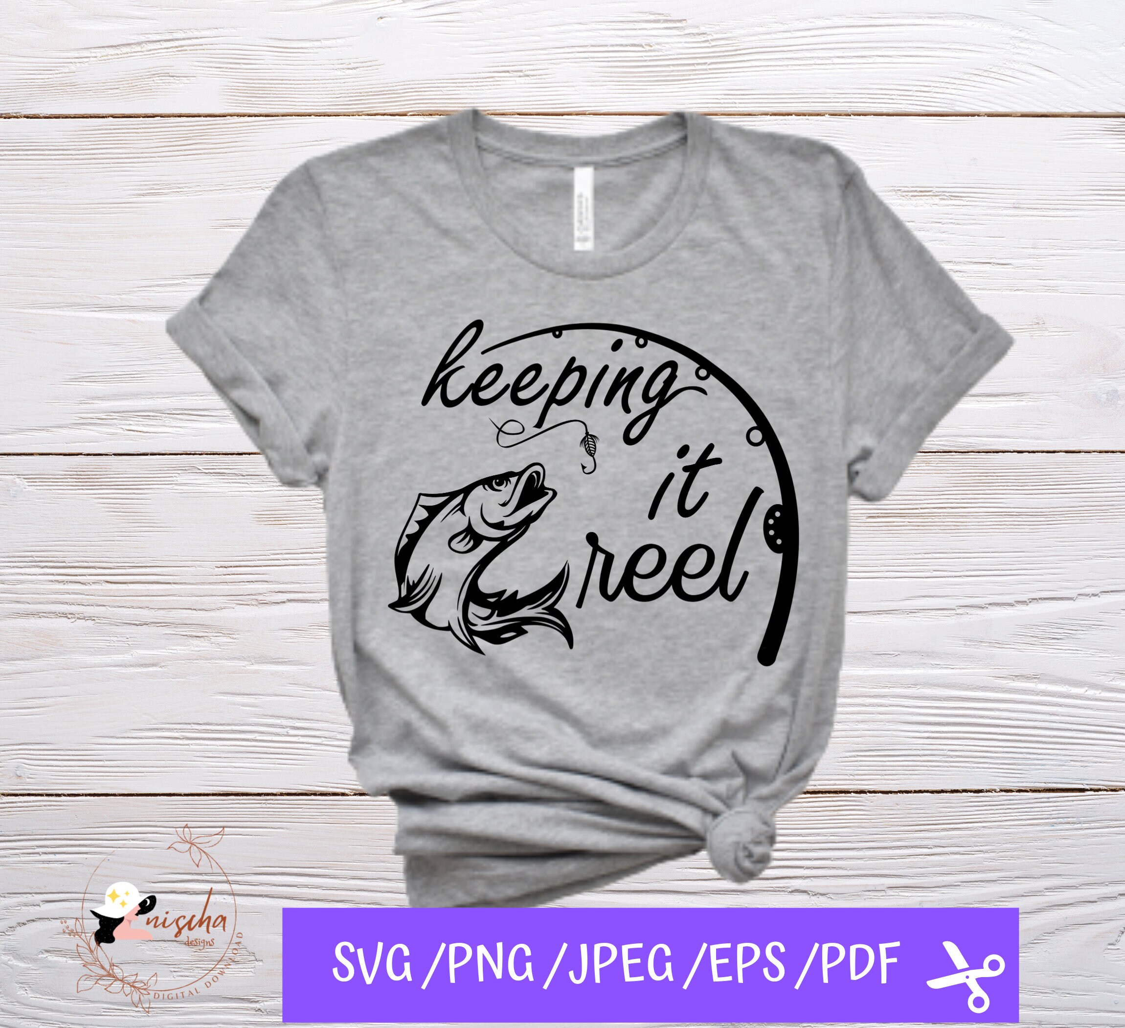 Download Keeping it reel svg Fishing Lovers SVG SVG files for ...