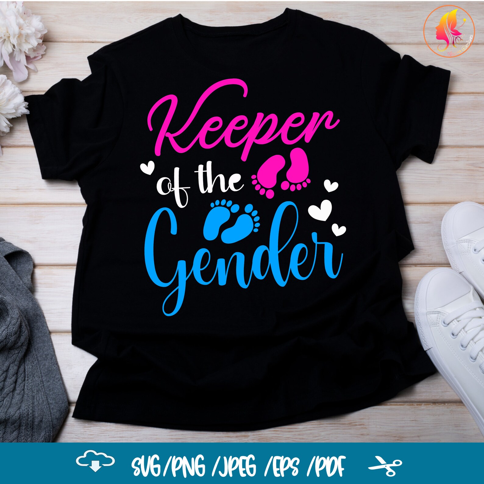 Keeper of the Gender SVG SVG Files for Cricut / Instant - Etsy