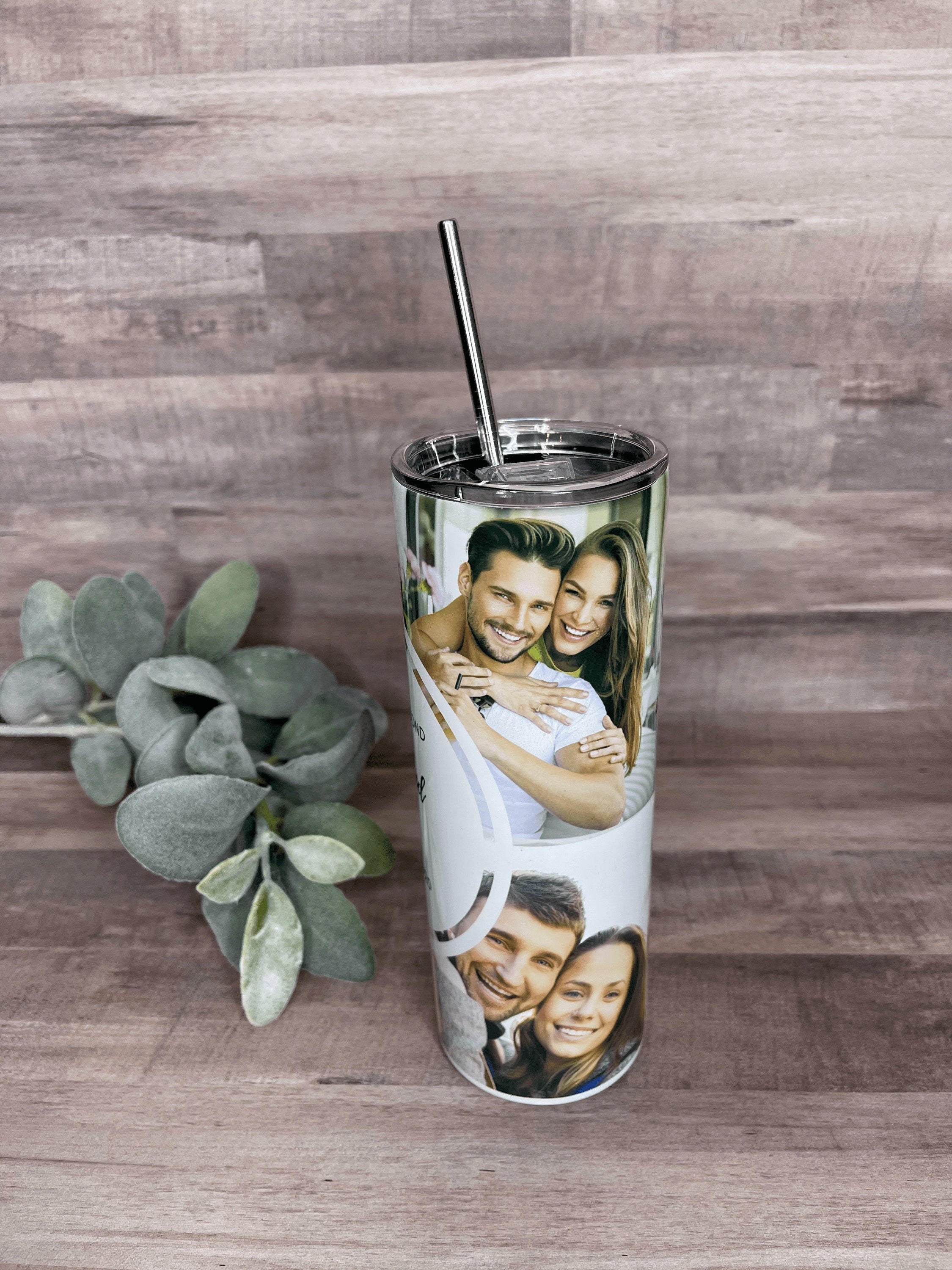 Personalized Photo Tumbler Photo Collage Tumbler Custom Etsy