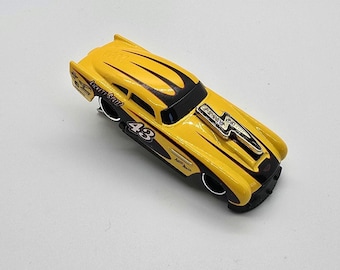 Yellow Car Barrette / Toy Car Barrett / Race Car Barrette / Car Hair Clip / Car Lover / Cool Hair Clips / Gear head Gift / Racy Rings