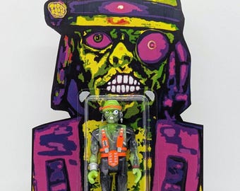 Vintage 1991 Toxic Crusaders Toxie Action Figure With Topps Card
