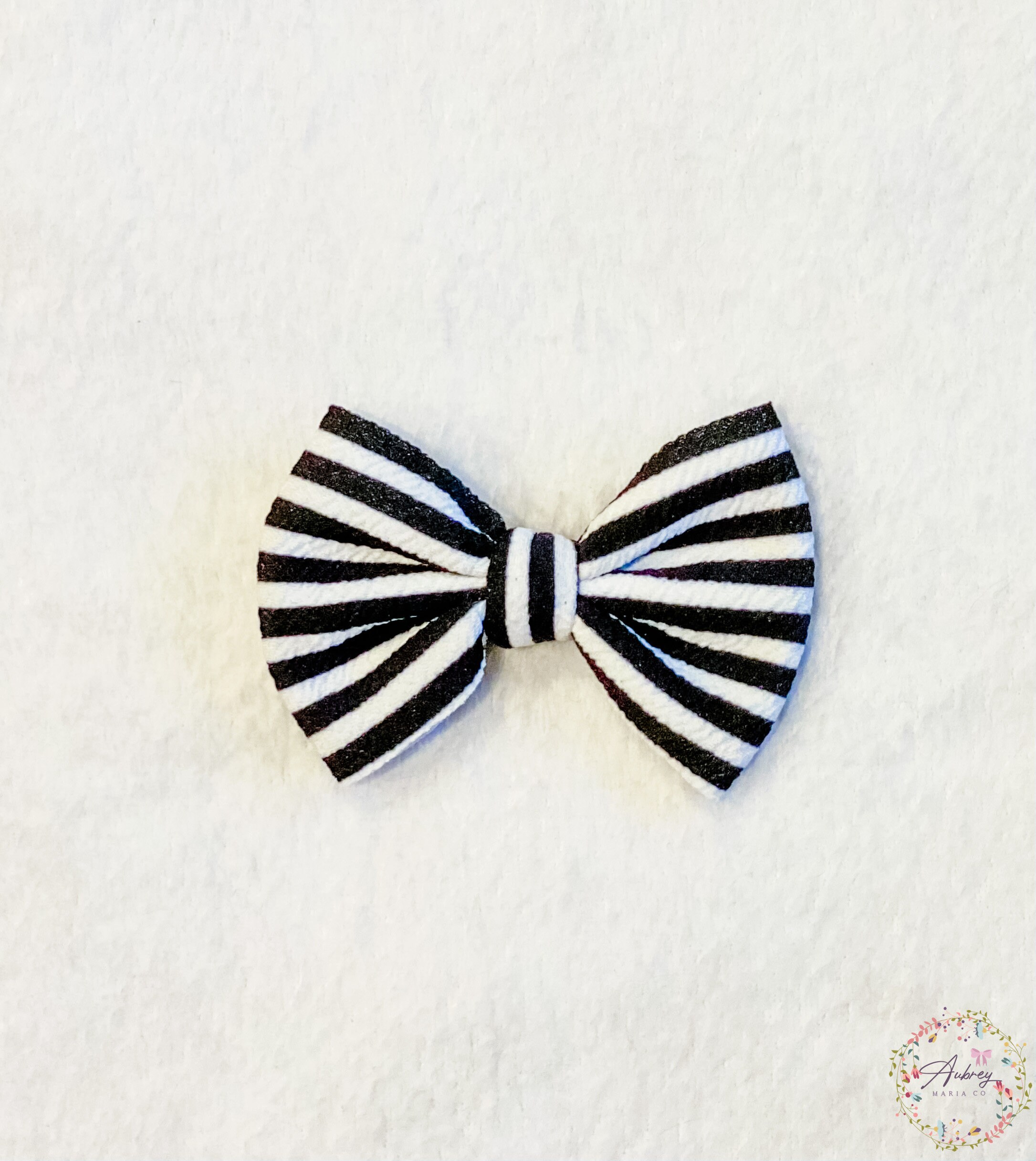 Black and White Stripe Bow Black and White Striped Head Wrap | Etsy