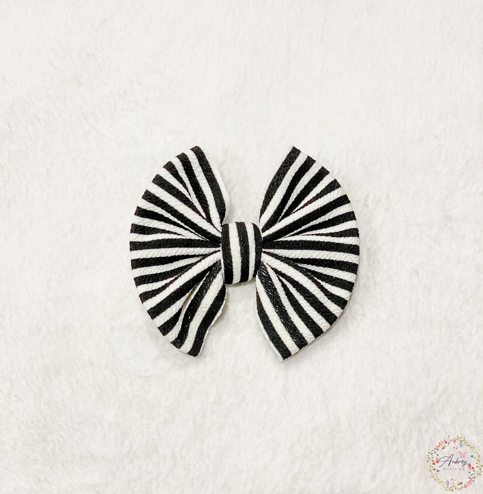 Black and White Stripe Bow Black and White Striped Head Wrap | Etsy