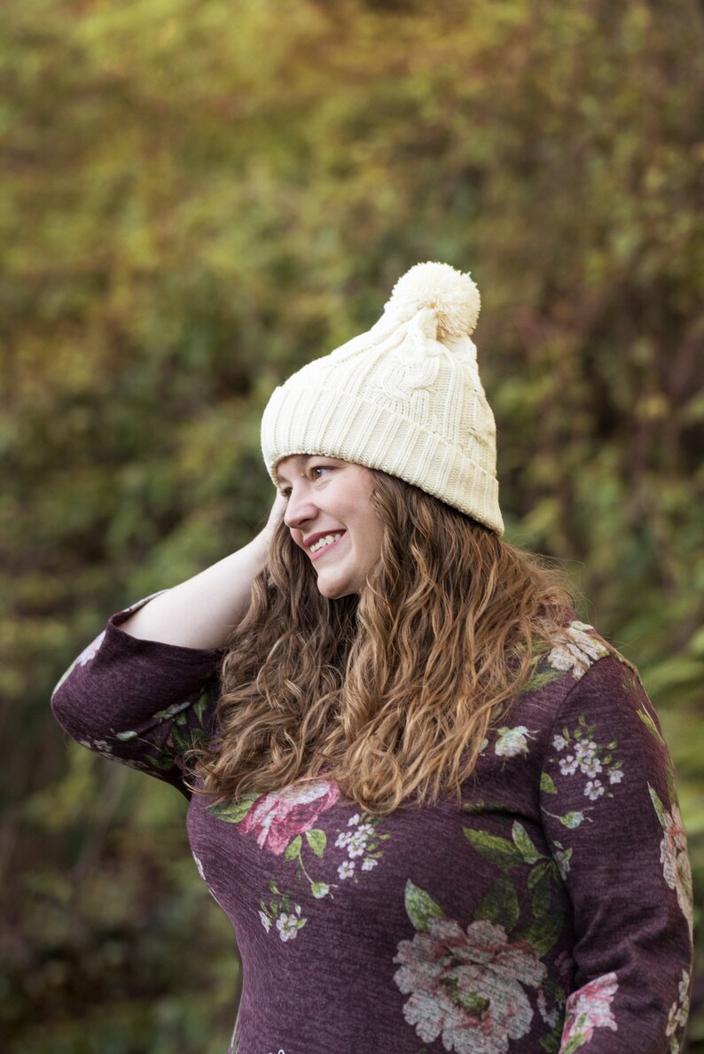 Satin Lined Winter Hat Curly Hair Hat Satin Lined Etsy