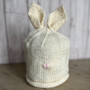 0-6 month bunny ears hat