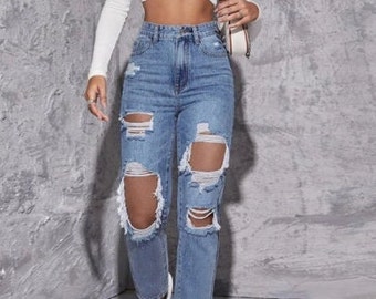 Ripped Jeans for Teens - Etsy
