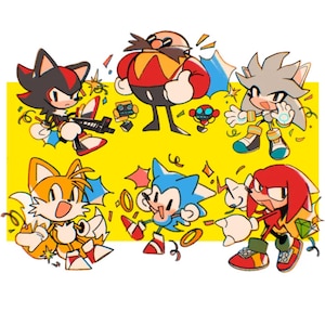 YEA SONIC Acrylic Charms / Stickers image 1