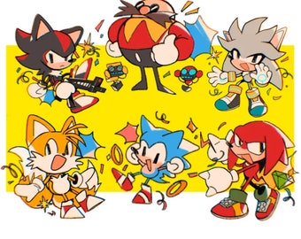 YEA SONIC Acrylic Charms / Stickers