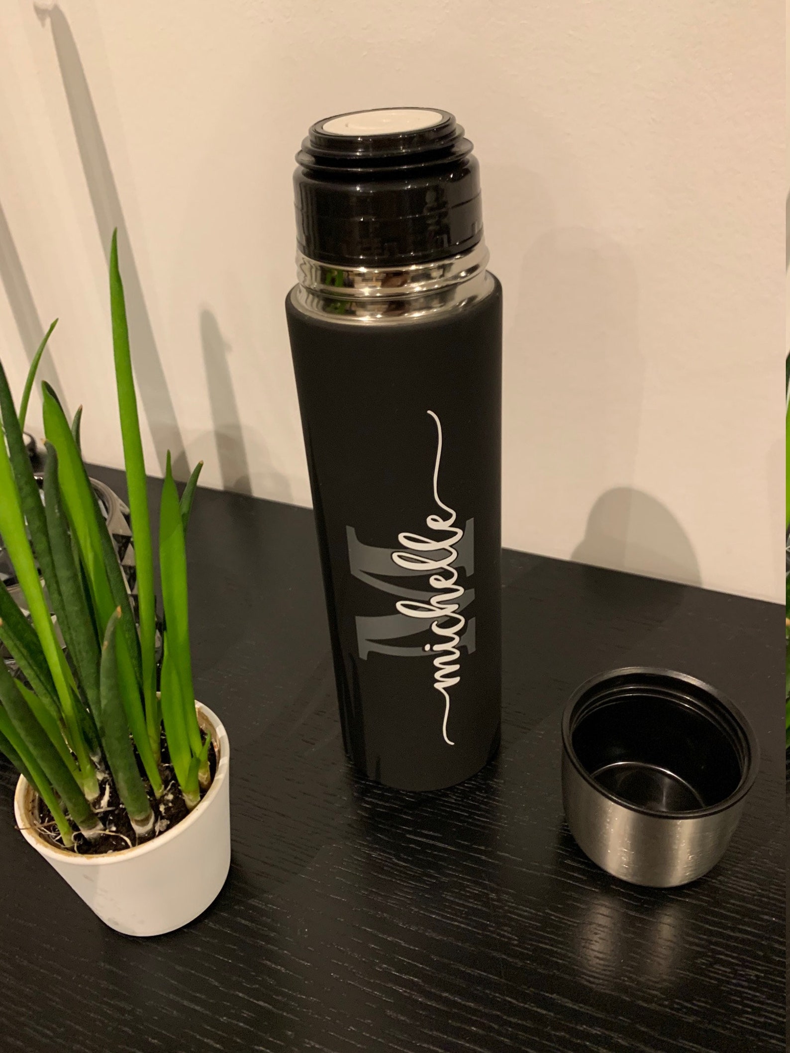 Thermos personnalisé 500ml bouteille café à go thermos Etsy