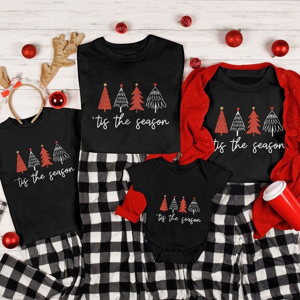 Matching Family Christmas Pajamas, Family Christmas Pjs Family Shirts Pajama Set Matching Family Pjs Family Pajamas Funny Group Christmas