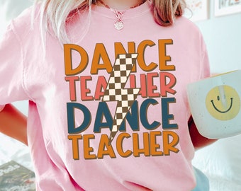 Comfort Colors Dansleraar Shirt, Dansinstructeur Shirt, Cadeau voor dansleraar, Cadeau voor dansinstructeur, Instructeur Dansles Shirt