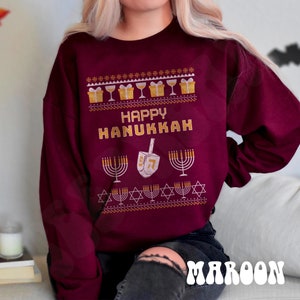 Diy ugly hanukkah sweater sales