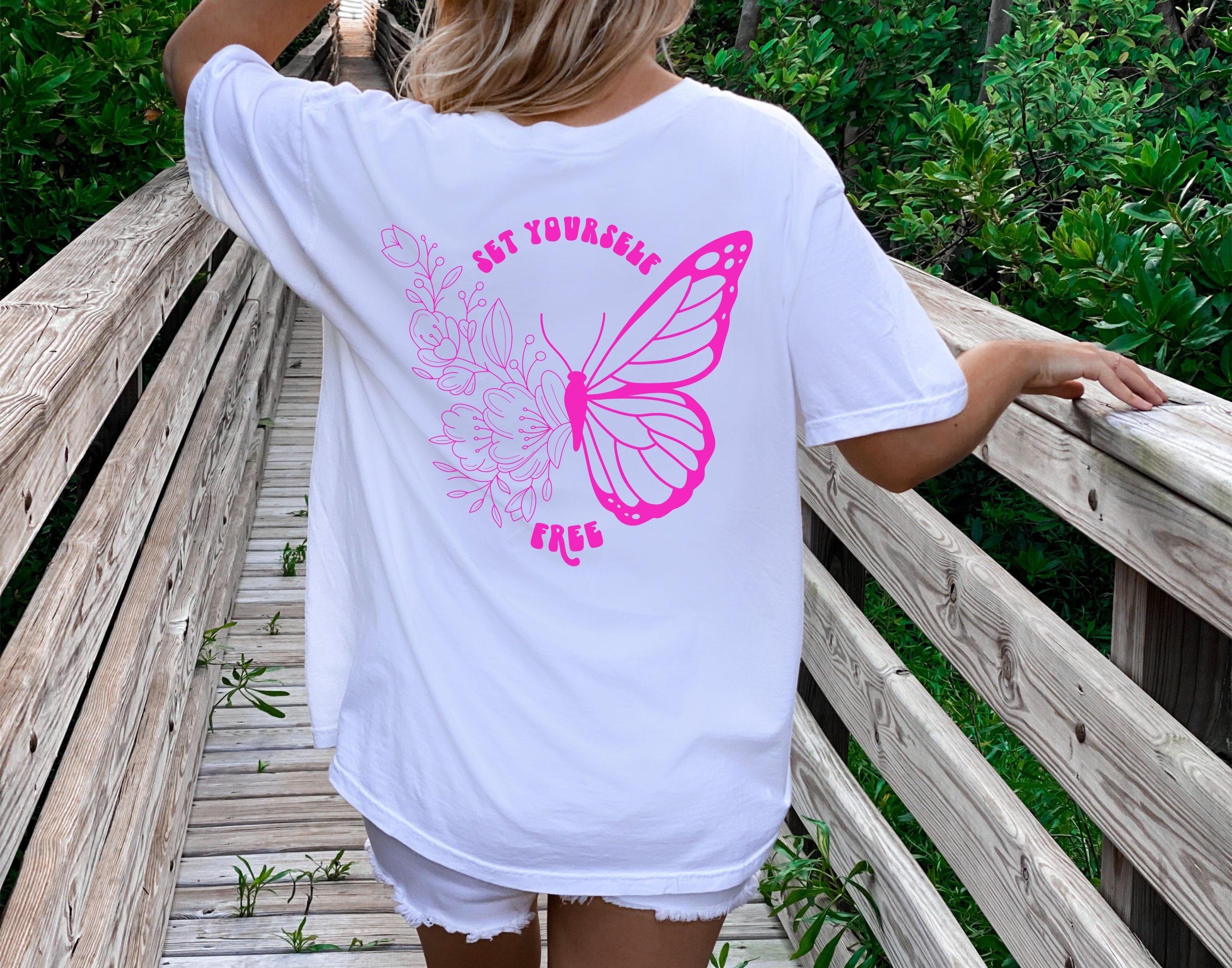 Wholesale Wholesale Butterfly Girl Iron On Transfer For Clothes Heat  Transfer Designs For T-Shirts From m.