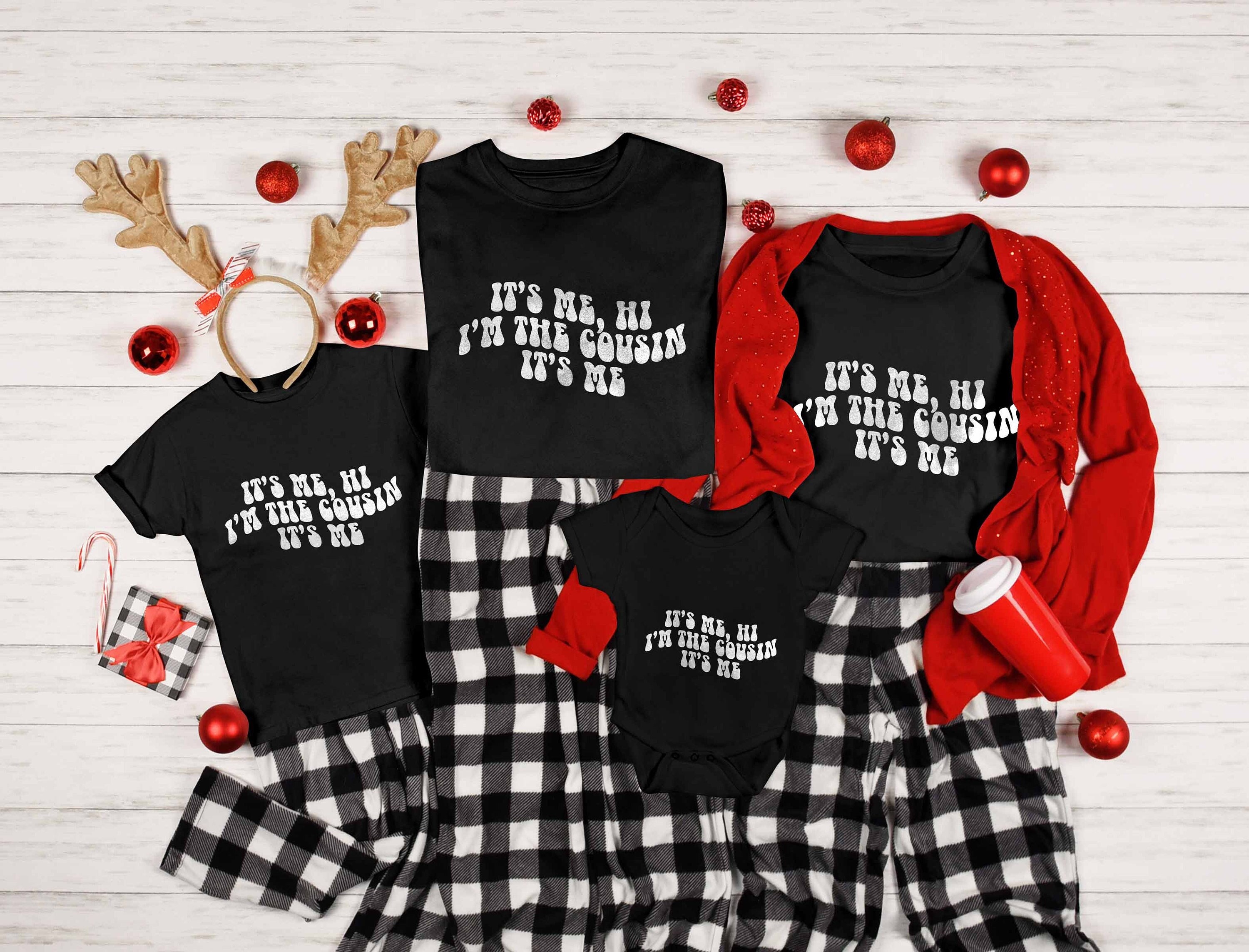 Matching Cousin Christmas Pajamas Cousin Crew Christmas Pjs Family Shirts Pajama Family Pjs Cousin Pajamas Funny Group Christmas A0113