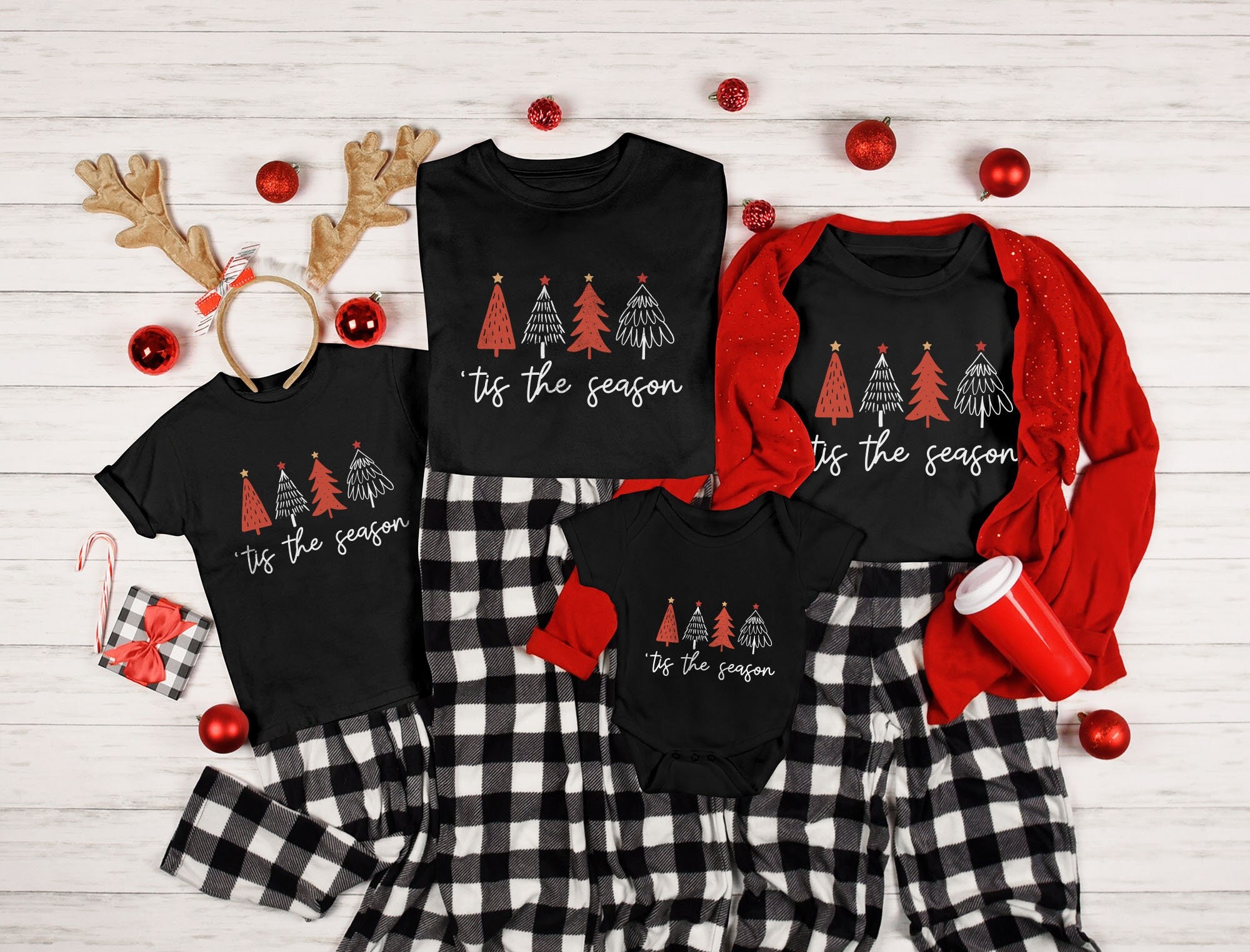 Matching Red Buffalo Plaid Family Christmas Pajamas  Family christmas  outfits, Family christmas pictures, Family christmas pajamas