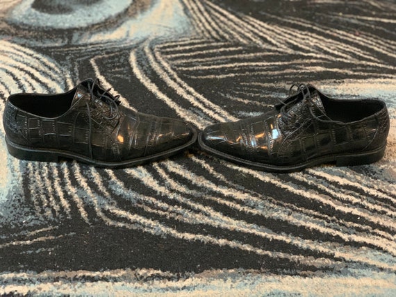 Dress Shoes, Black, Lucio Ricci, Shine, Square Toe - Etsy display picture 3