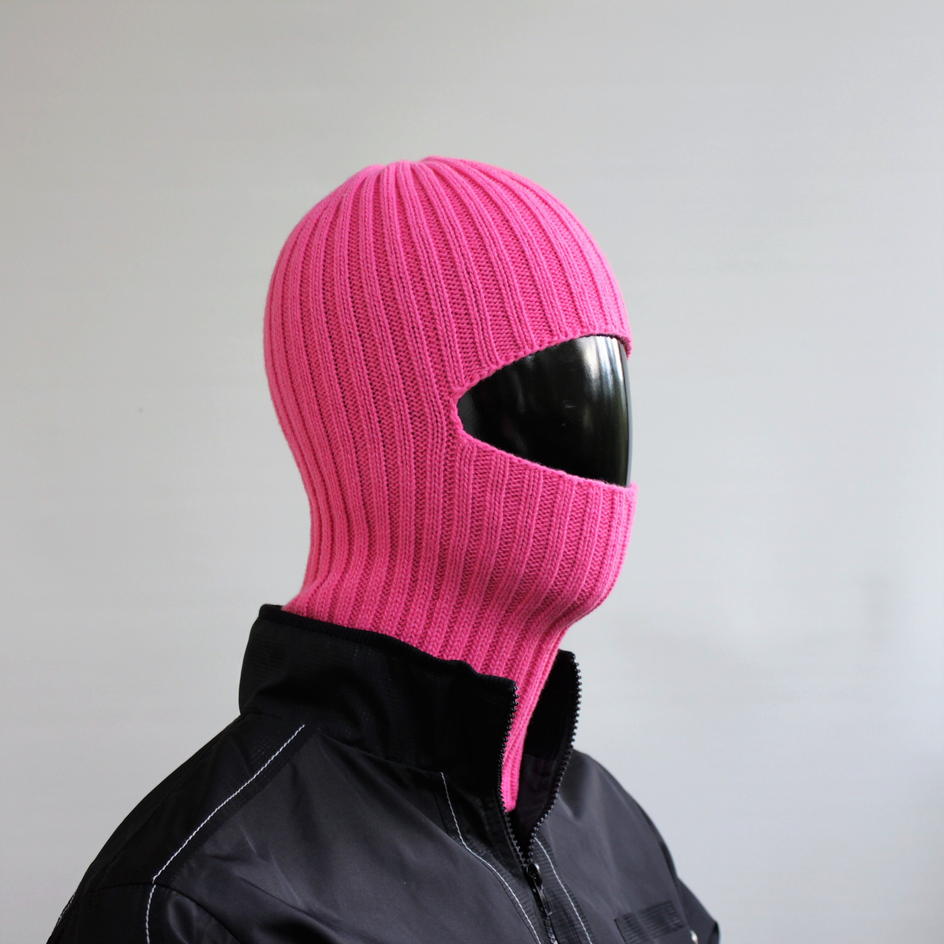 Rosa Ski Maske Balaclava Ski Maske Woll Balaclava Mütze Etsy