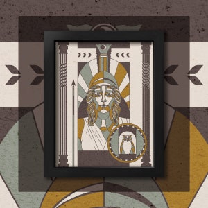 Greek Goddess Athena - Athena And Her Owl - Greek Mythology