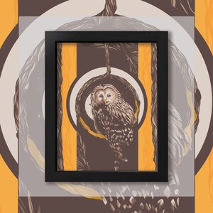 Harvester - Owl Wall Art - Owl Decor