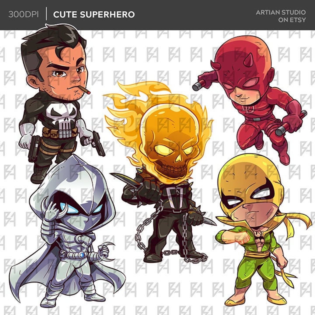 Chibi Cute Superhero Clipart Bundle Super Heroes PNG File - Etsy Canada Chibi Cute Superhero Clipart Bundle Super Heroes PNG File - Etsy Canada