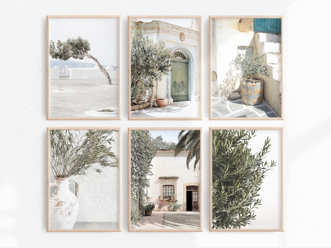 Italy Prints Set of 6 Printable Wall Art Italy - Etsy