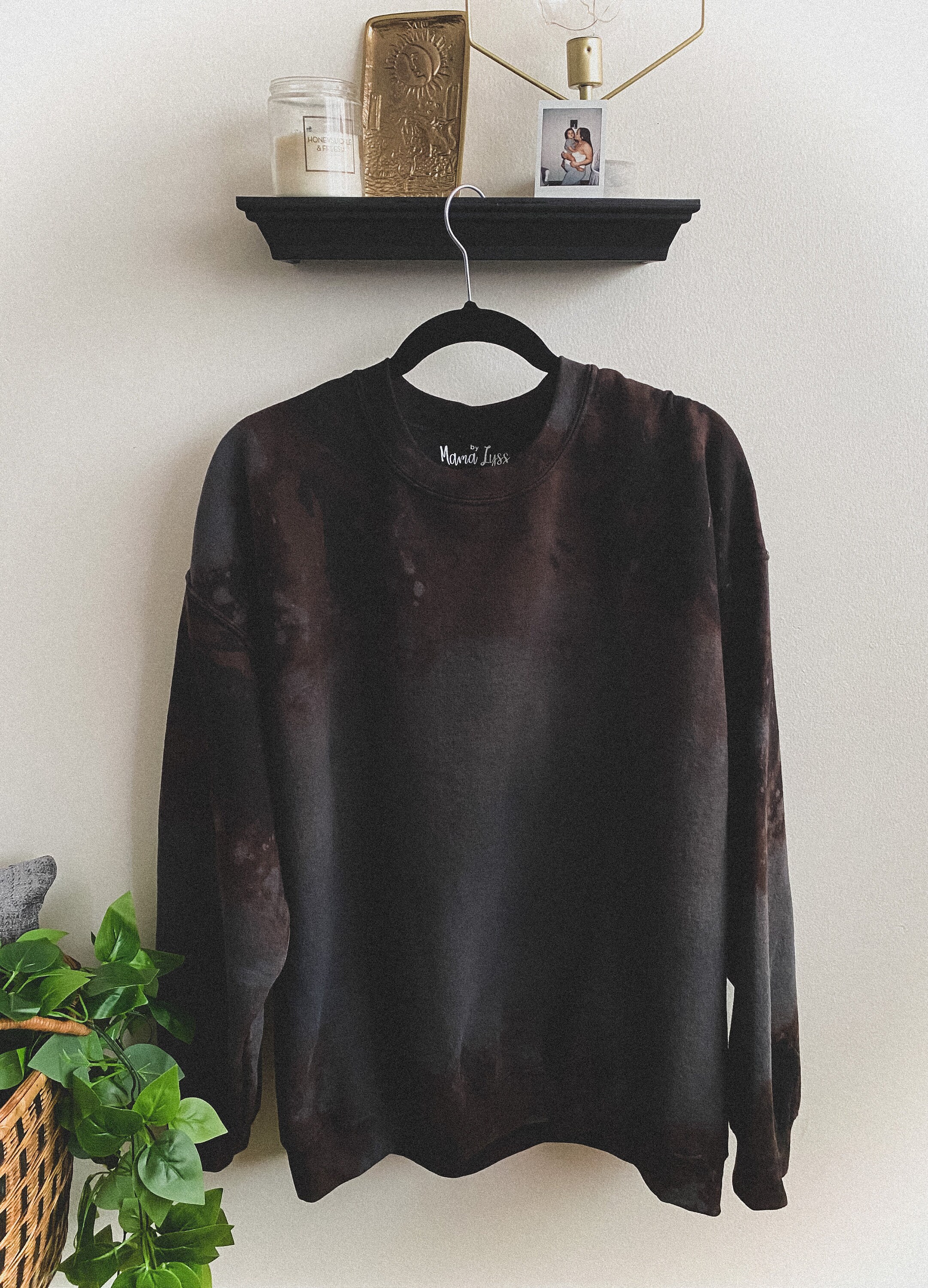 oversized bleached sweatshirt
