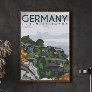 Germany Print, Germany Travel Poster, German Travel Gift, German