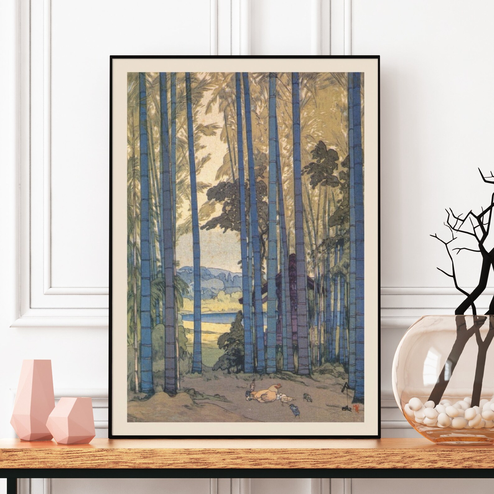Bamboo Grove by Hiroshi Yoshida, Japanese Print, Japanese Art, Asian