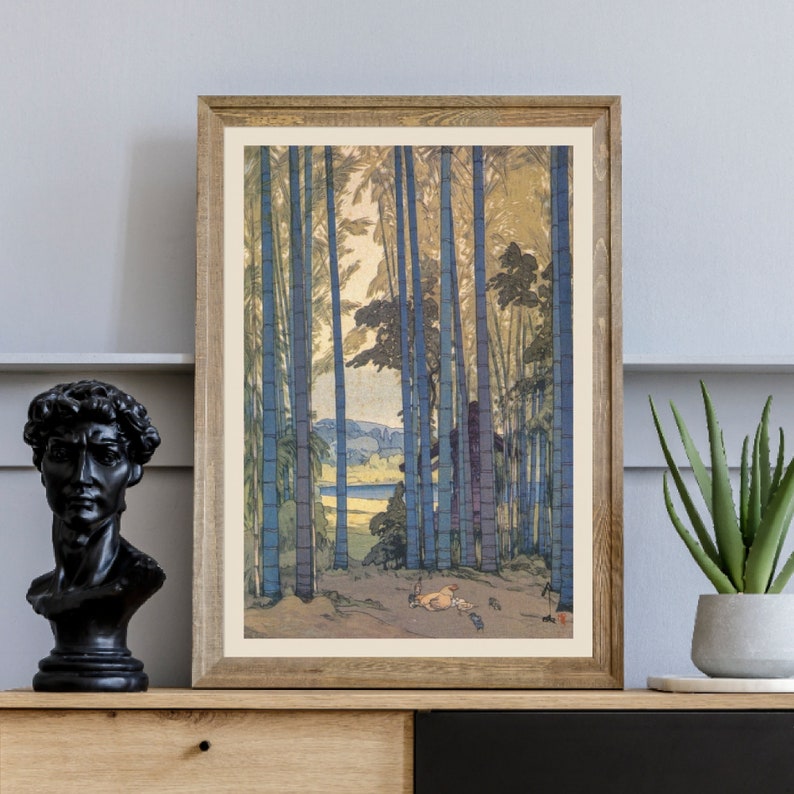 Bamboo Grove by Hiroshi Yoshida Japanese Print Japanese Art Etsy