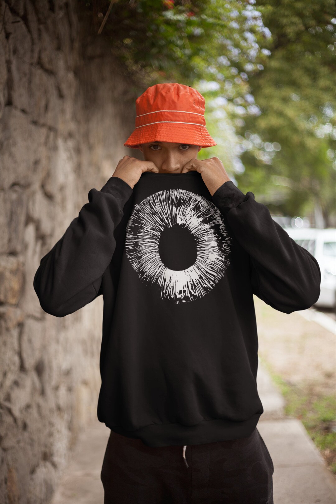 Mushroom Jumper, Psilocybe Spore Print, Mushrooms Sweatshirt, Botanical