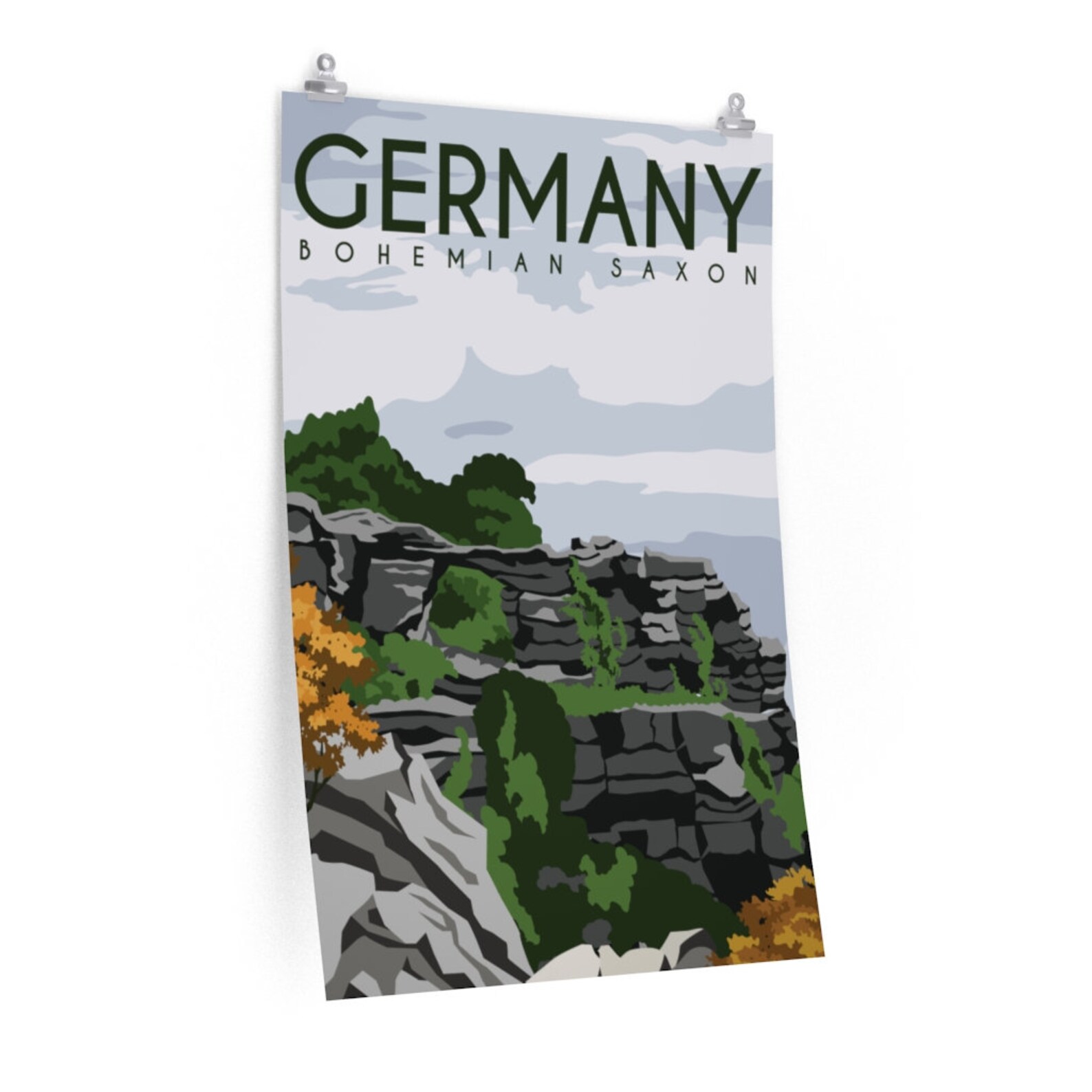 Germany Print Germany Travel Poster German Travel Gift | Etsy