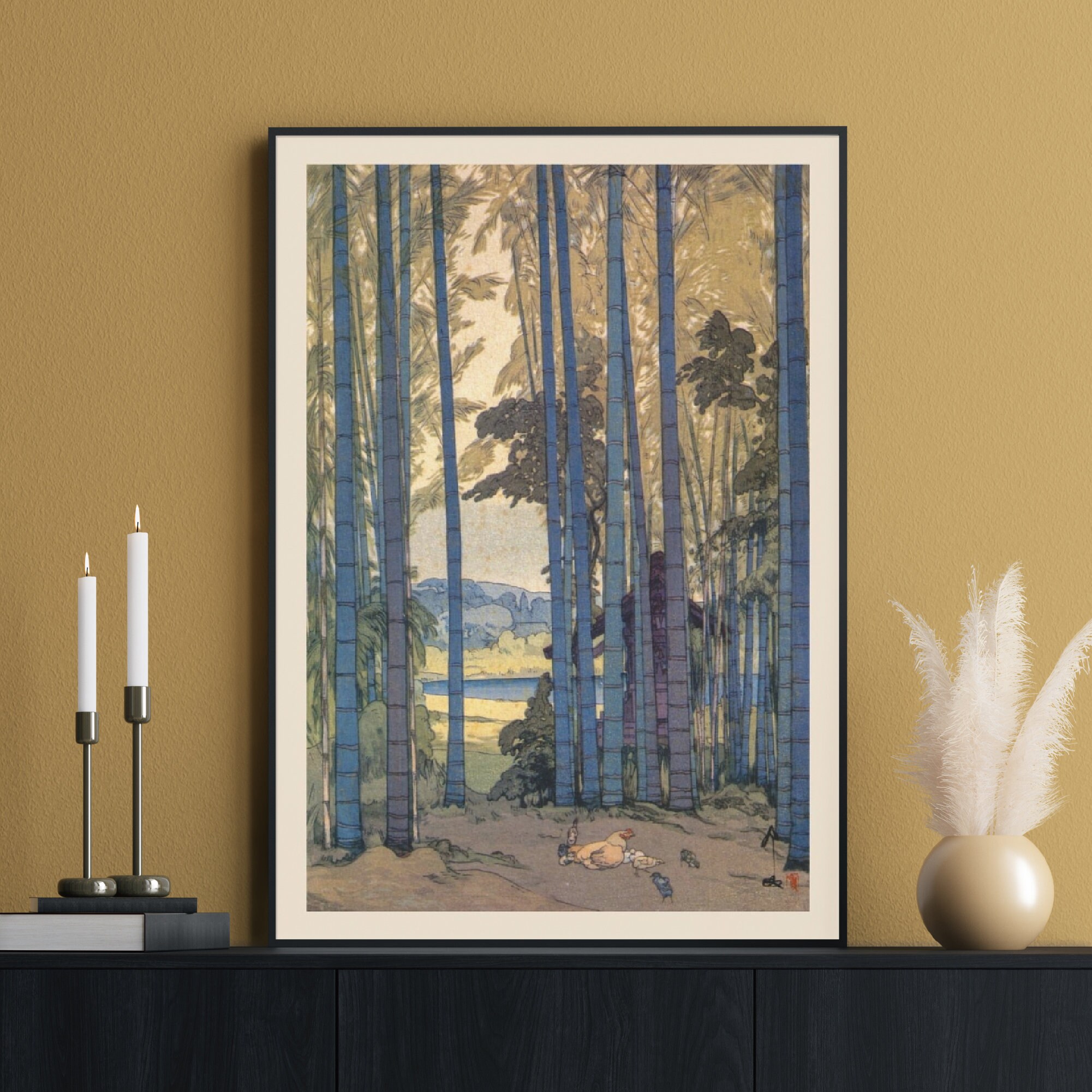 Bamboo Grove by Hiroshi Yoshida Japanese Print Japanese Art Etsy