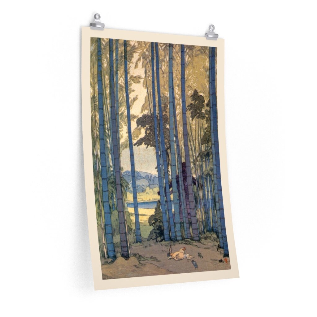 Bamboo Grove by Hiroshi Yoshida Japanese Print Japanese Art Etsy