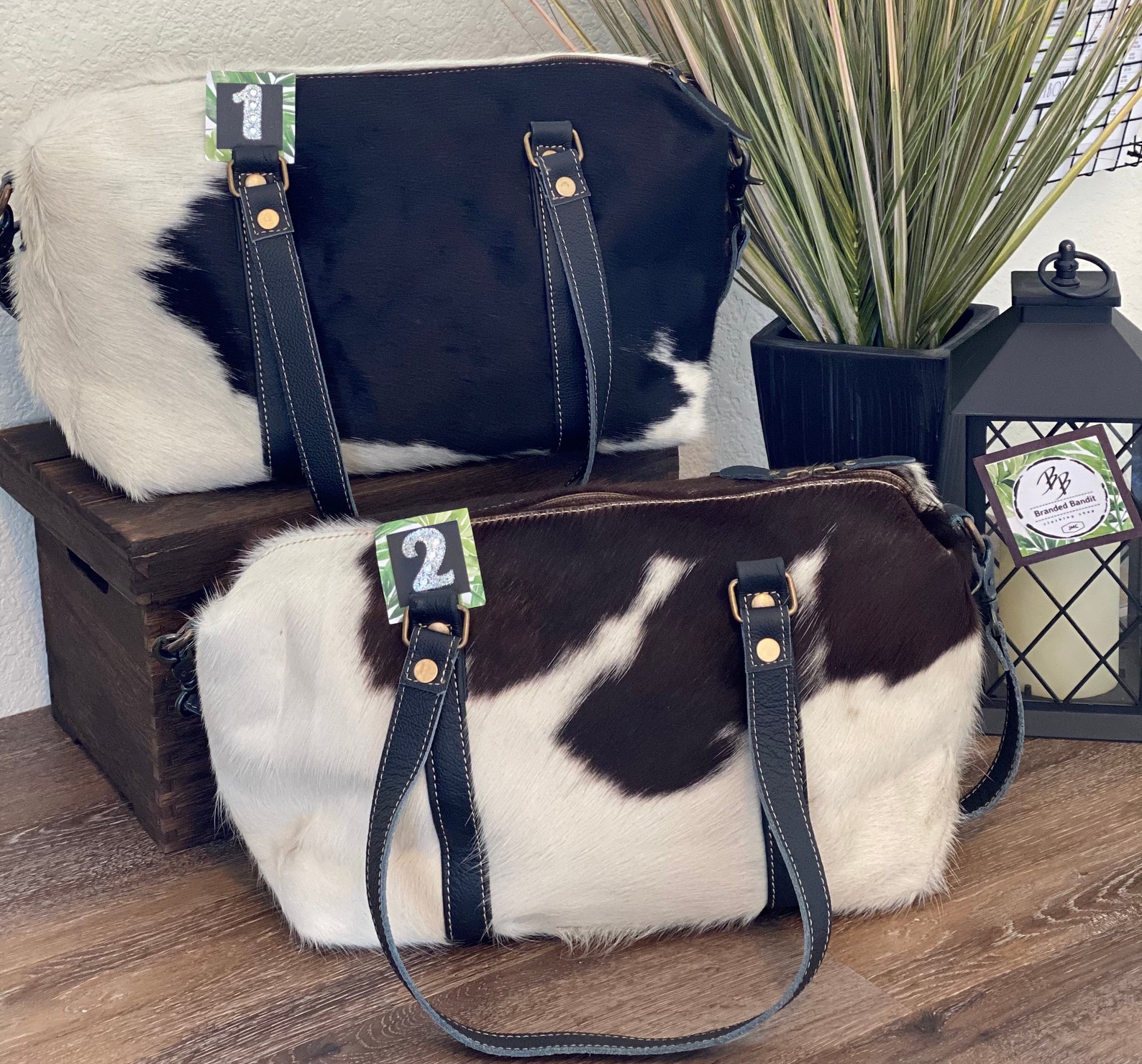 Cowhide Bag Etsy
