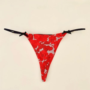 Luxury Silk and Egyptian Cotton Lawn Thong