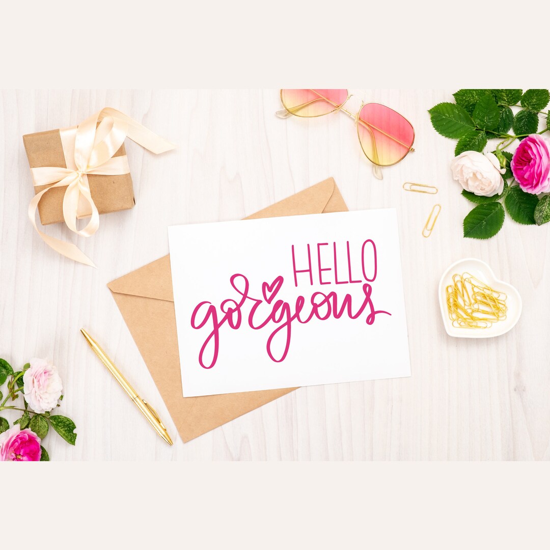 Hello Decal Hello Sticker Mirror Decal Etsy