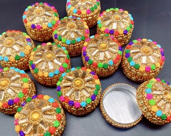 Sindoor box, Kumkum Box, kumkum Holder, Sindoor dabbi, Return gifts for pooja, indian return gifts, Housewarming Return Gift, Pooja Favors