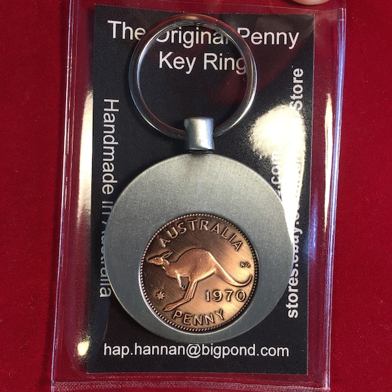 21st Birthday Anniversary Gift Present 2001 Australian Penny Popper Keyring 