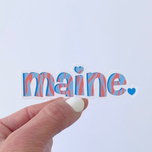 Maine Sticker | States