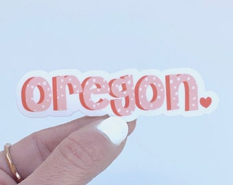Oregon Sticker | States