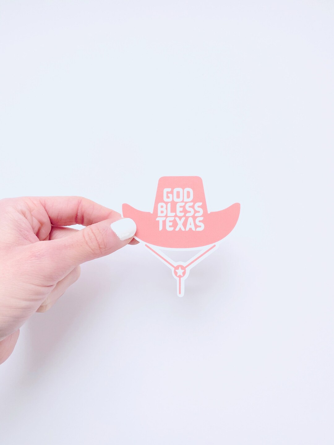 God Bless Texas Sticker - Etsy